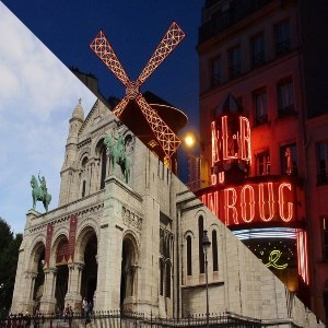 Abend: Montmartre oder Moulin Rouge