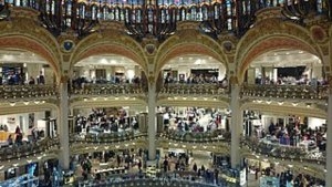 Galeries Lafayette und Boulevard Haussmann